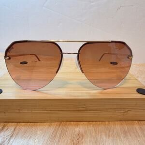 Pugs Sunglasses Style #F4 gold metal frame Sports Fashion